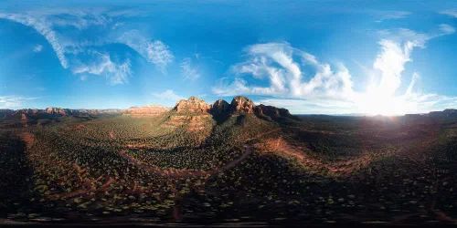 The Dry Creek Vista a popular hiking spot near Sedona, on the way to Devil’s Bridge.