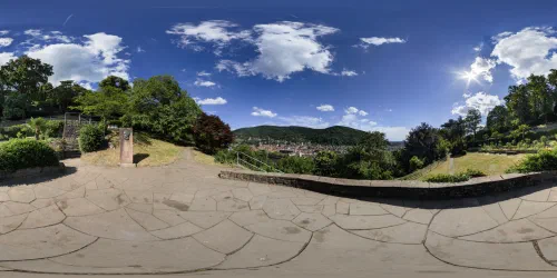 View form the Philosophengärtchen.