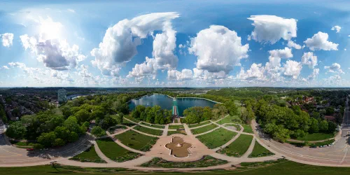 View of the Highland Park reservoir.