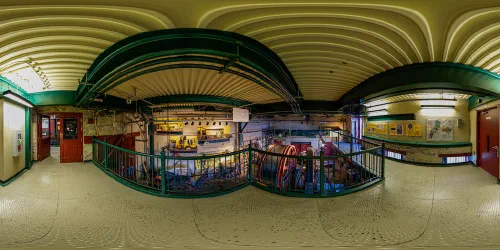 Inside the incline museum.
